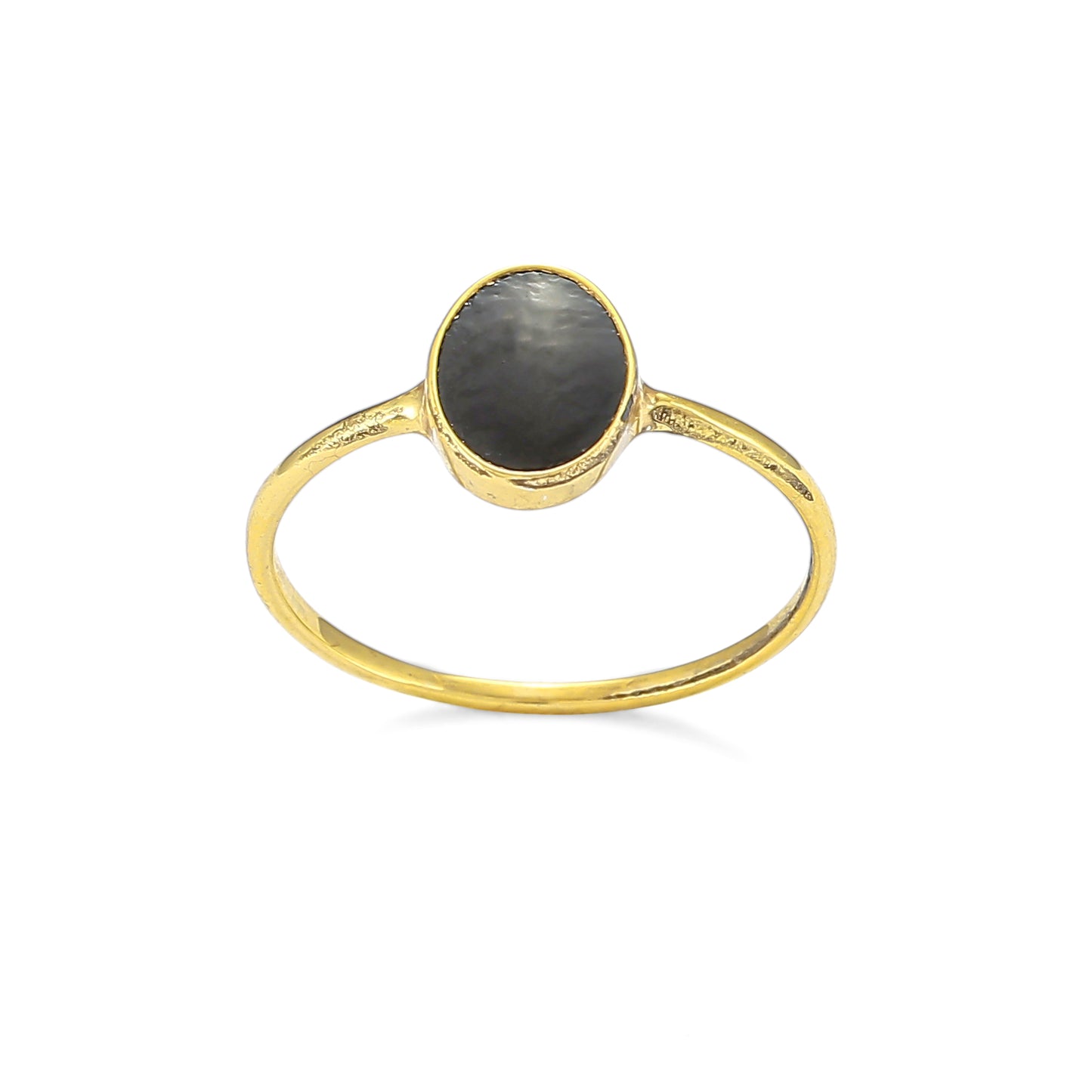 Oval Black Onyx Ring