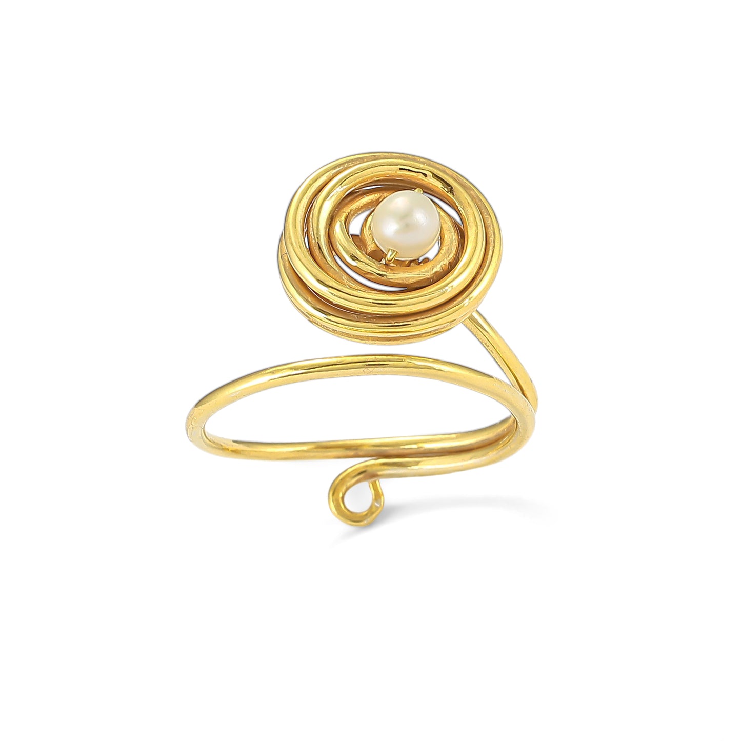 Swirl Ring | Pearl