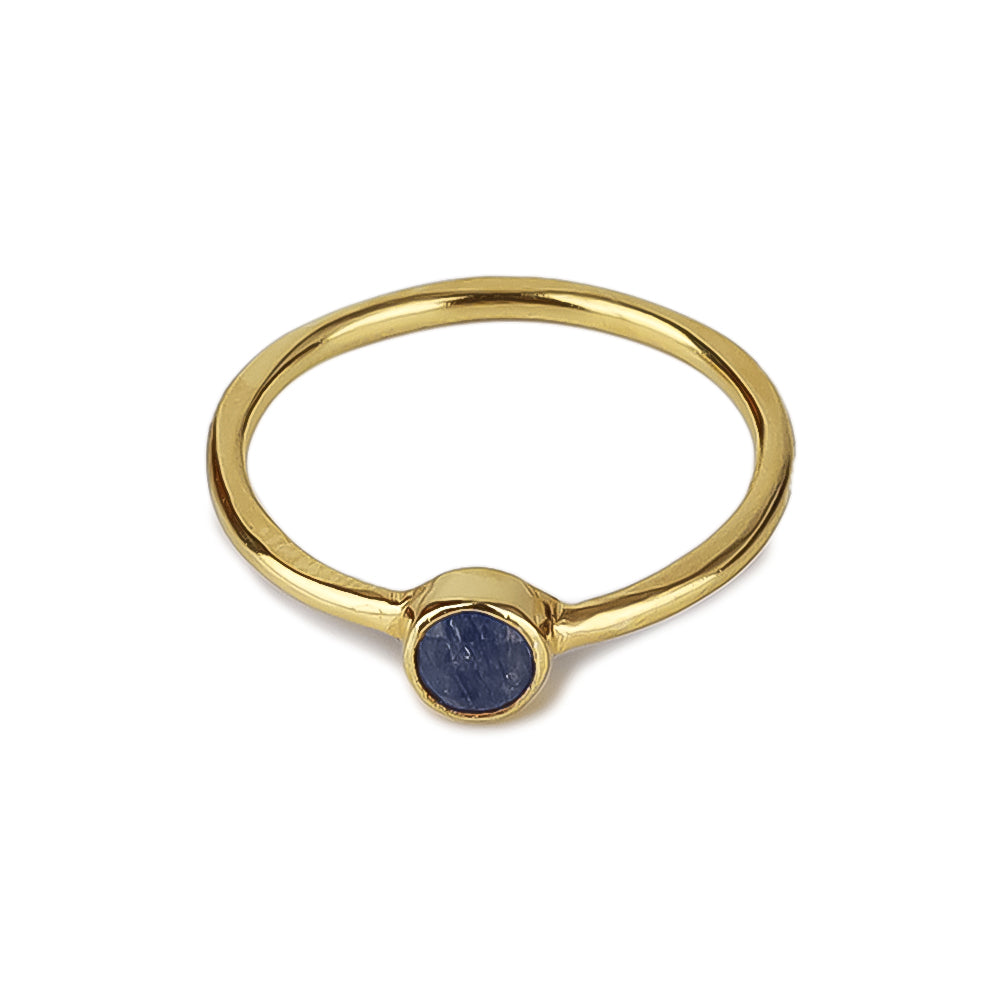 One Stone Ring | Gold-Plated
