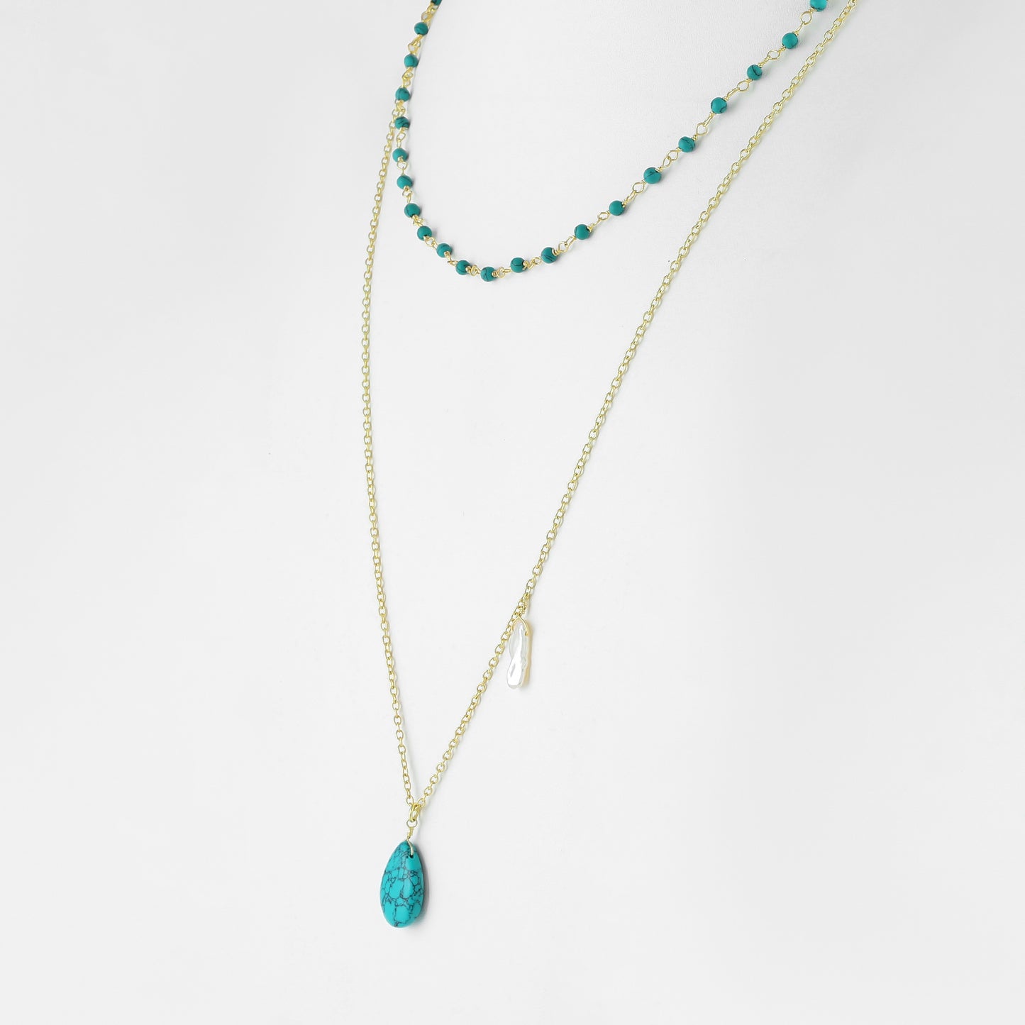 Ivy Necklace | Pearl | Gold – Plated