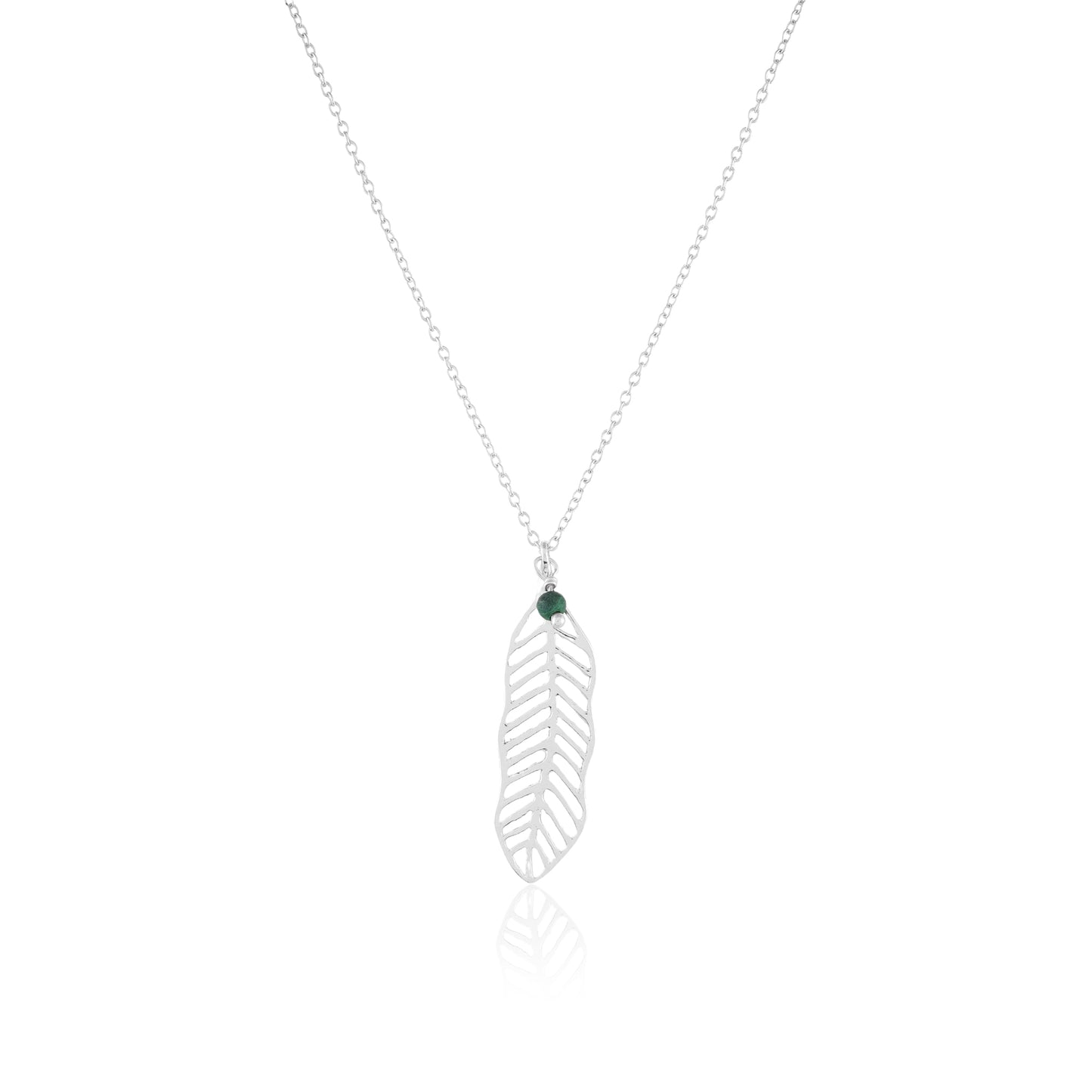 Let Leaf Necklace | Malachite