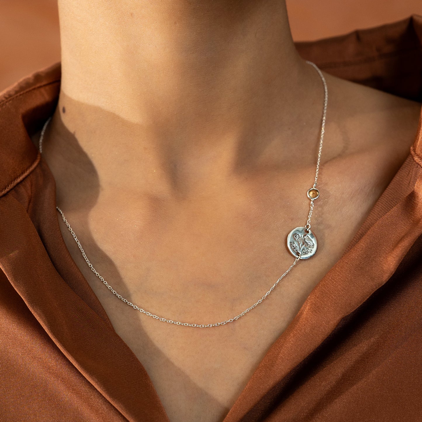 Birth Flower Necklace