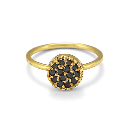 Small Black Onyx Ring