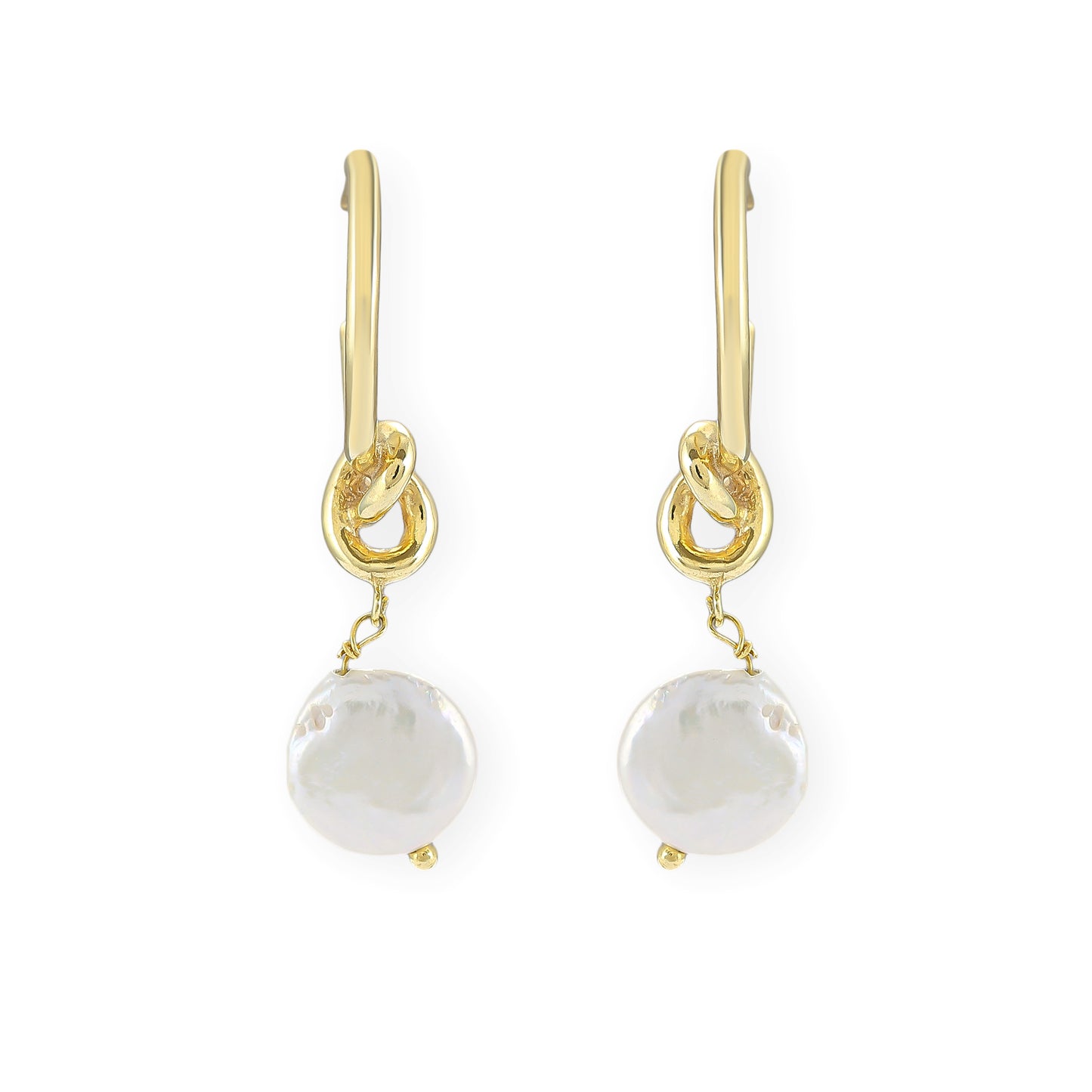 Maisy Earrings | Pearl | Gold – Plated