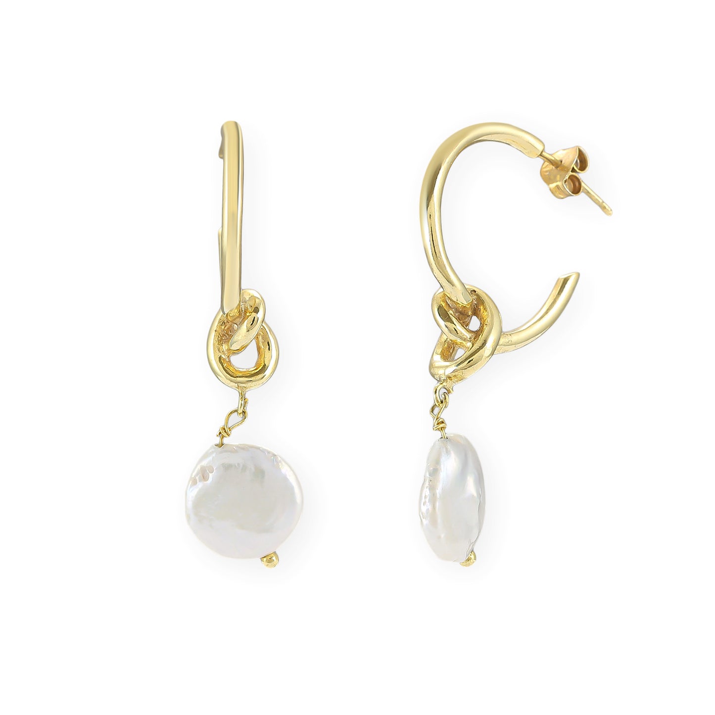 Maisy Earrings | Pearl | Gold – Plated