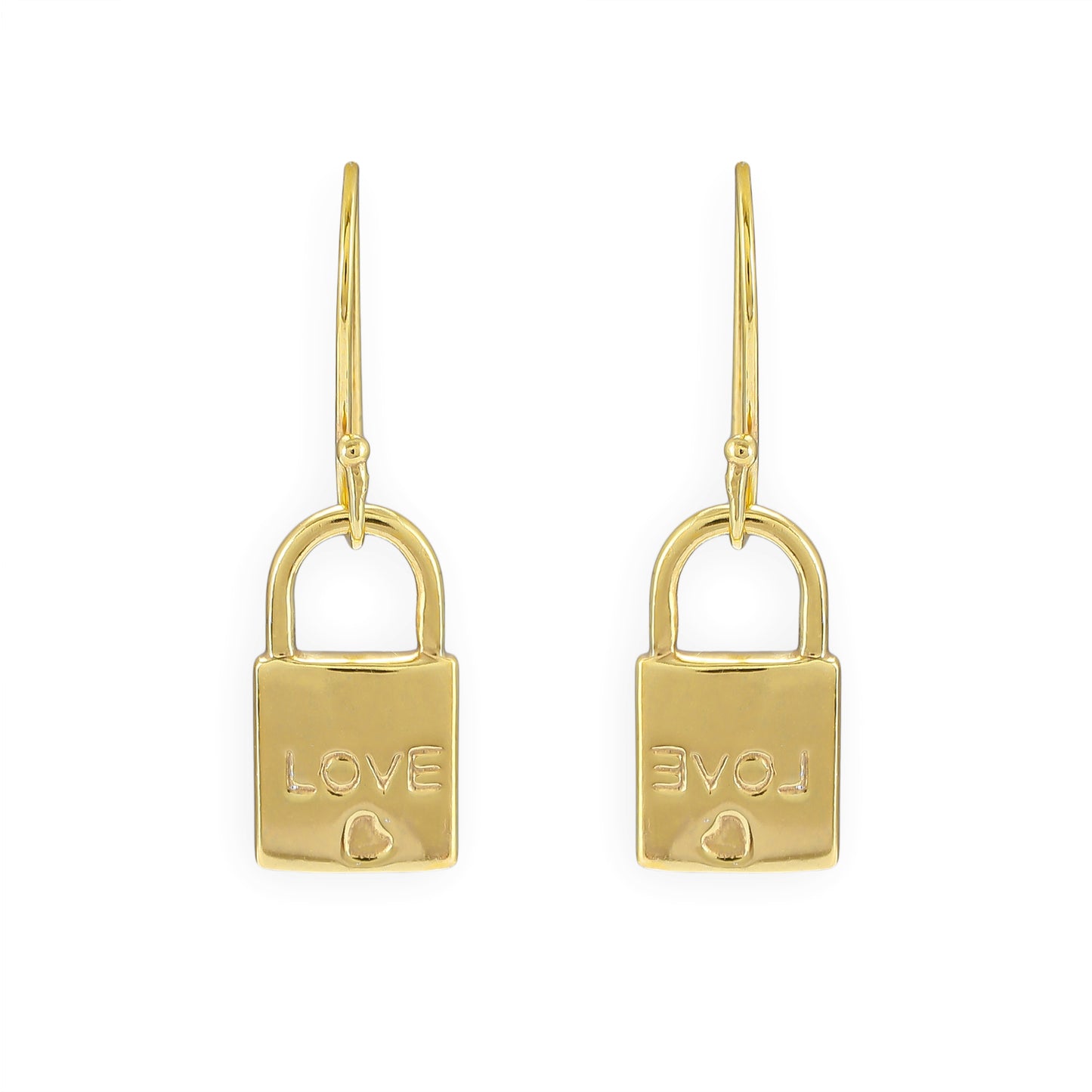 Love Lock Earrings | Gold – Plated