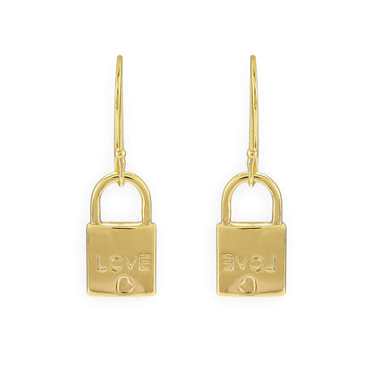 Love Lock Earrings | Gold – Plated