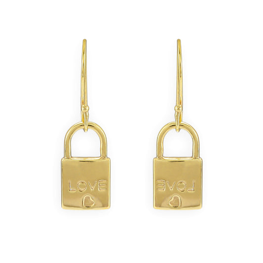 Love Lock Earrings | Gold – Plated