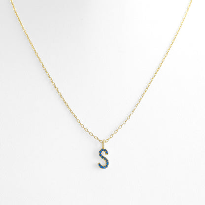 Studded Initial Necklace
