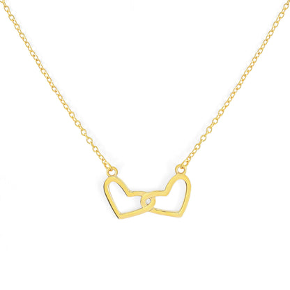 Two Hearts Necklace