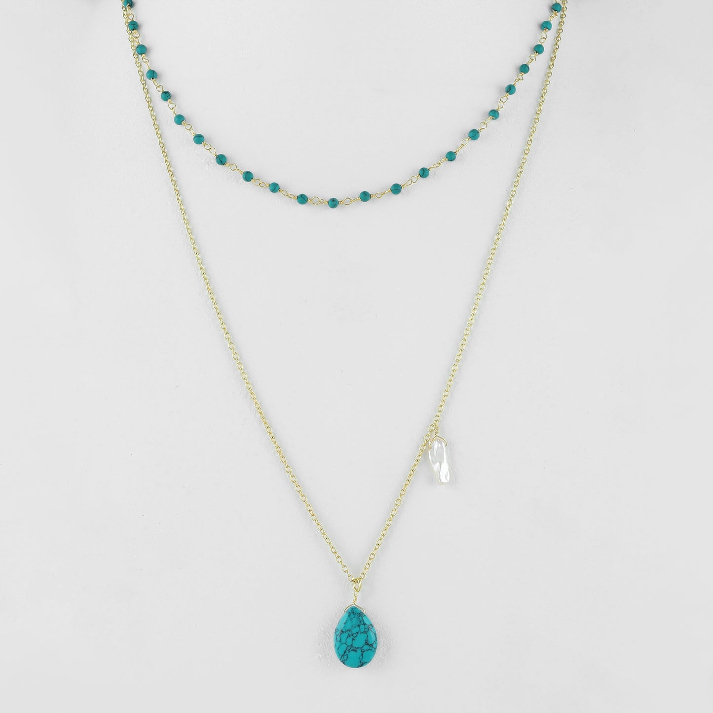 Ivy Necklace | Pearl | Gold – Plated