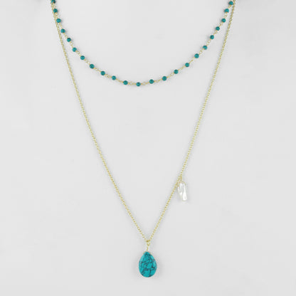 Ivy Necklace | Pearl | Gold – Plated