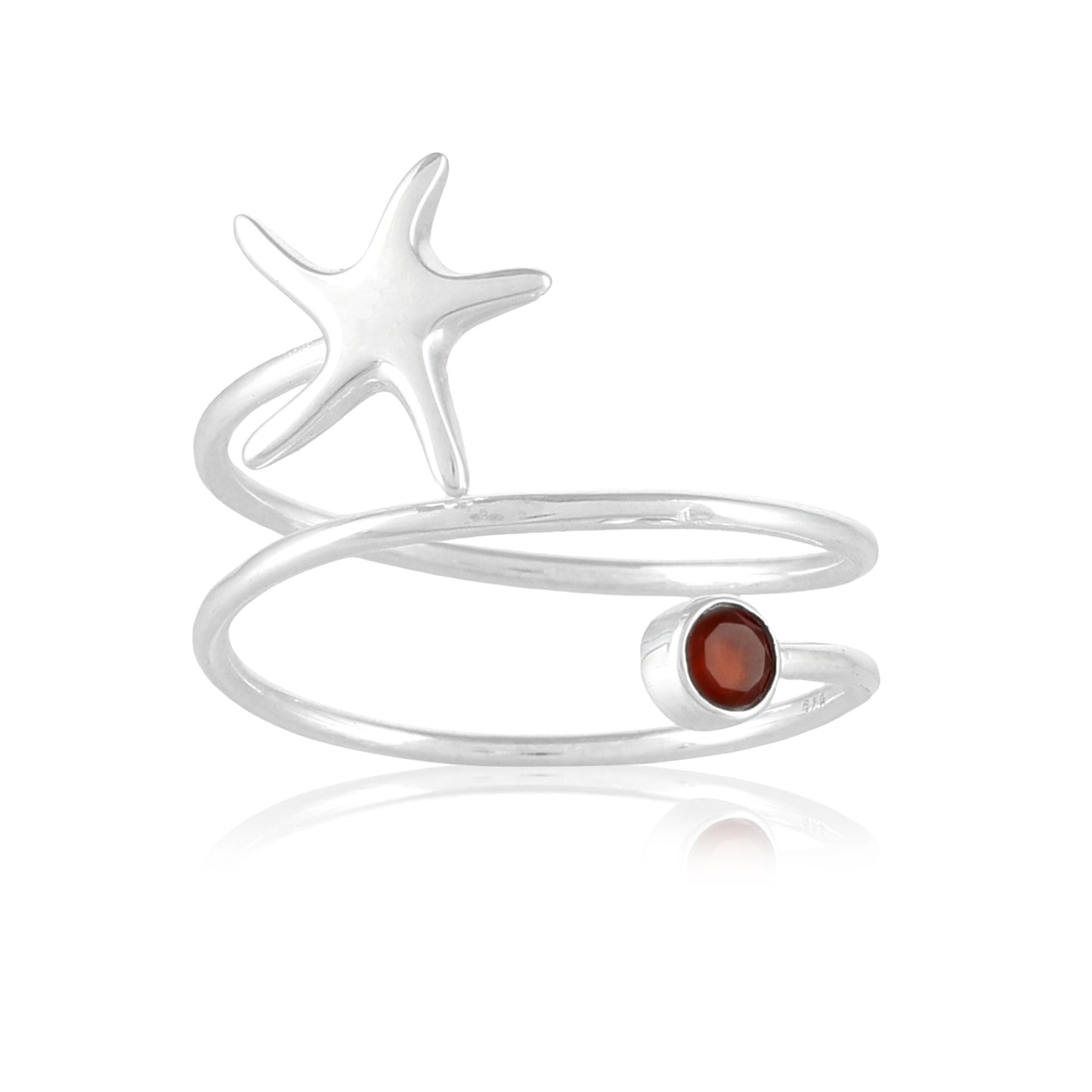 Starfish Layered Ring | Carnelian