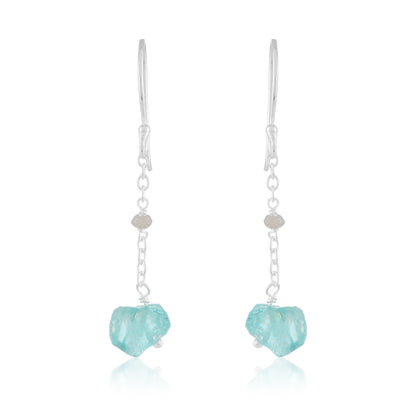 Ocean Earrings | Blue Apatite