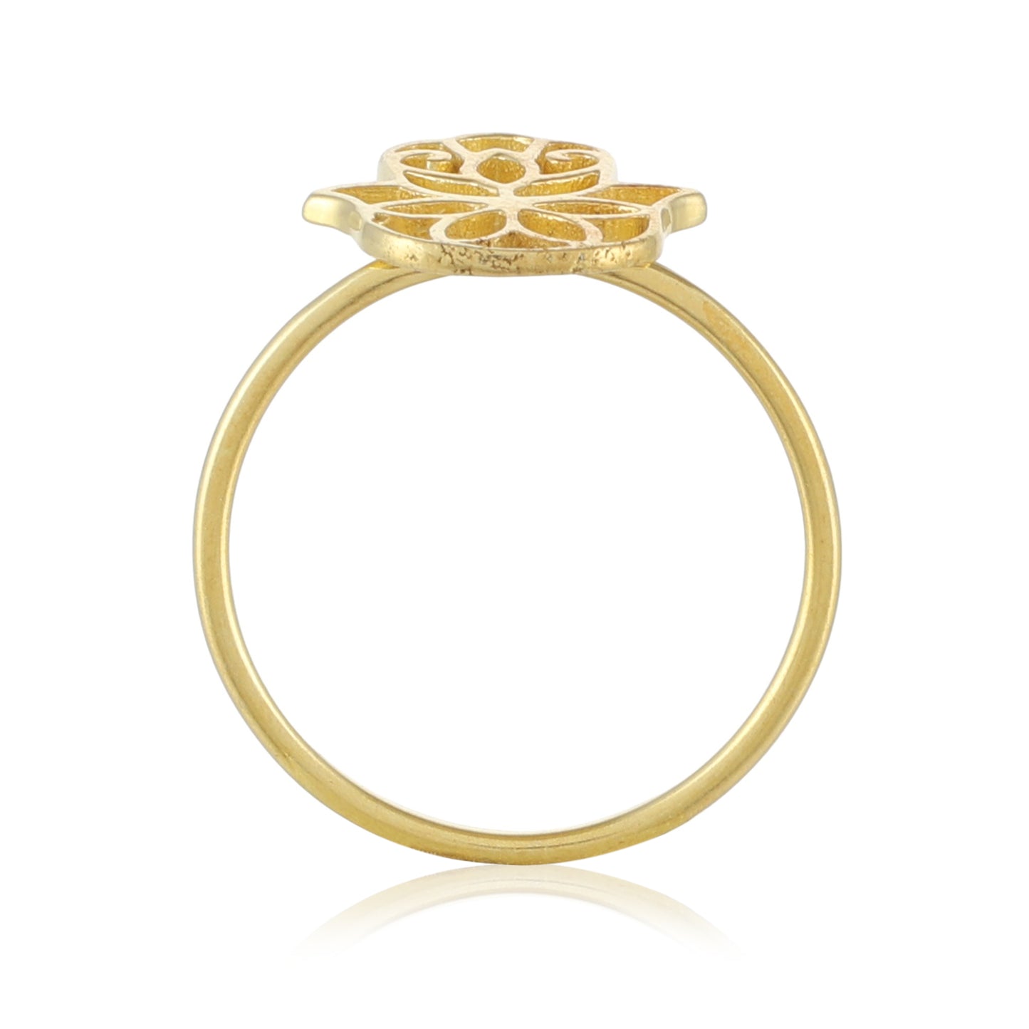 Hand of Hamsa Ring | Gold – Plated