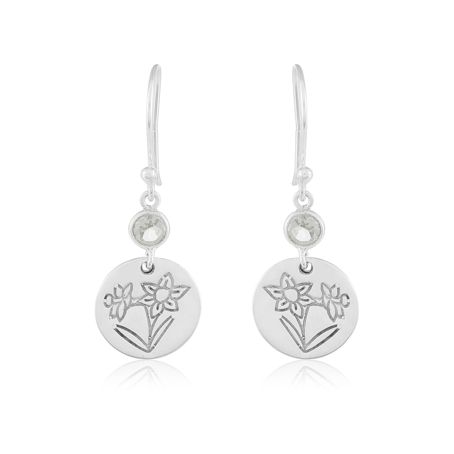 Birth Flower Earrings