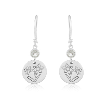 Birth Flower Earrings
