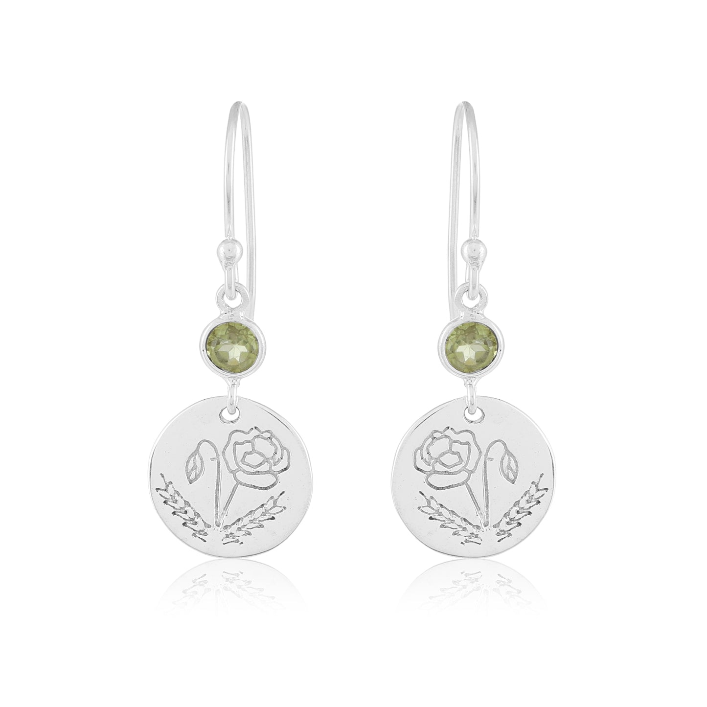 Birth Flower Earrings