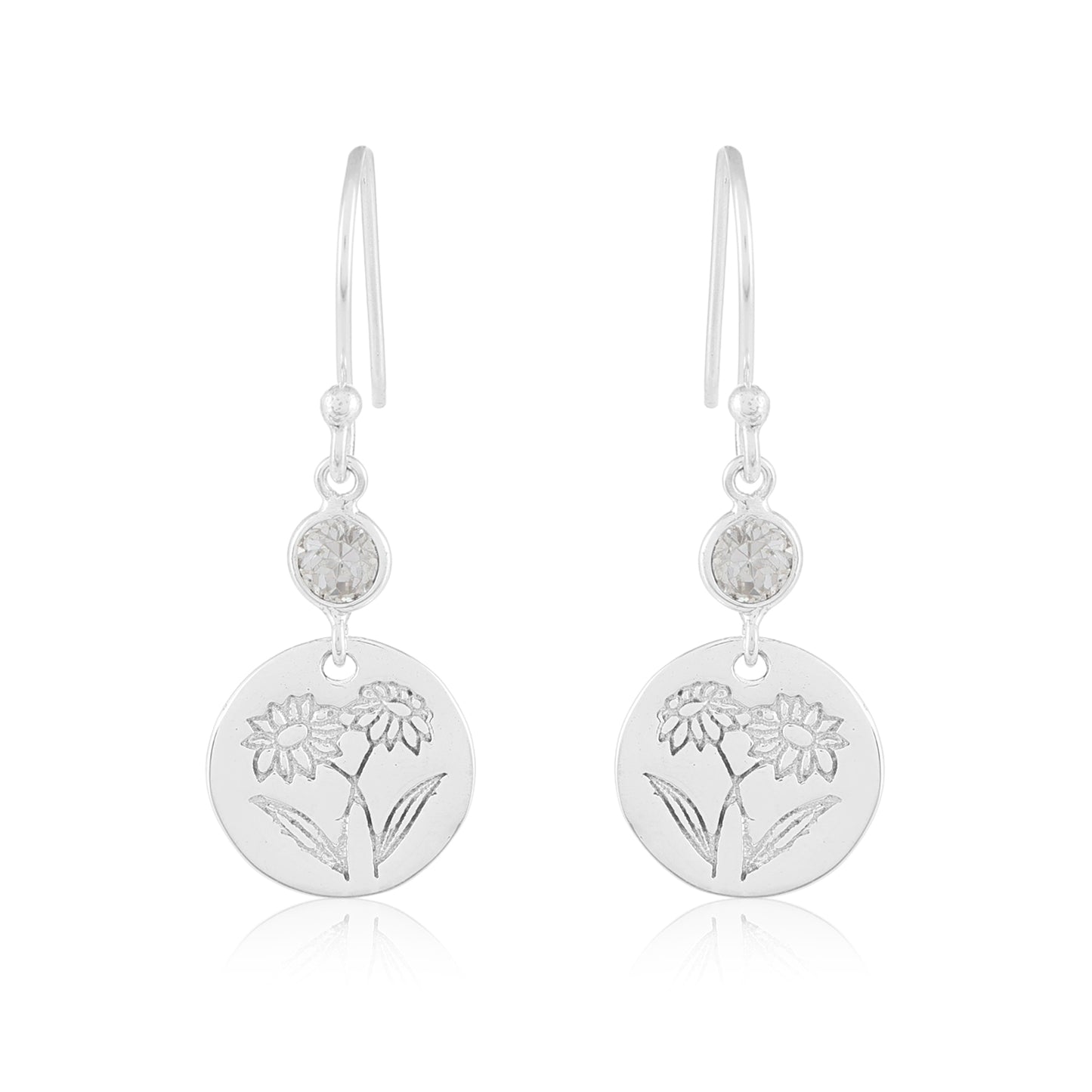 Birth Flower Earrings
