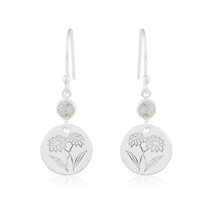 Birth Flower Earrings