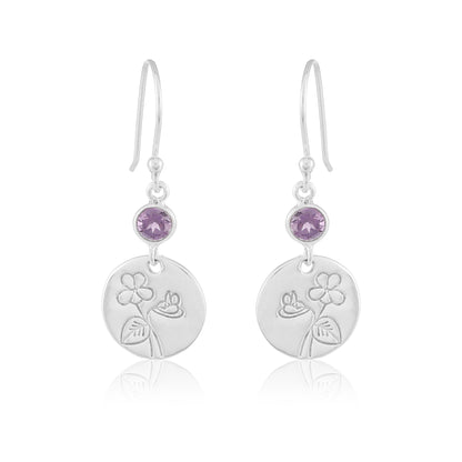 Birth Flower Earrings