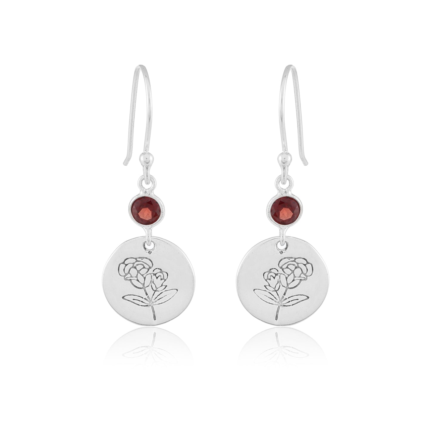 Birth Flower Earrings