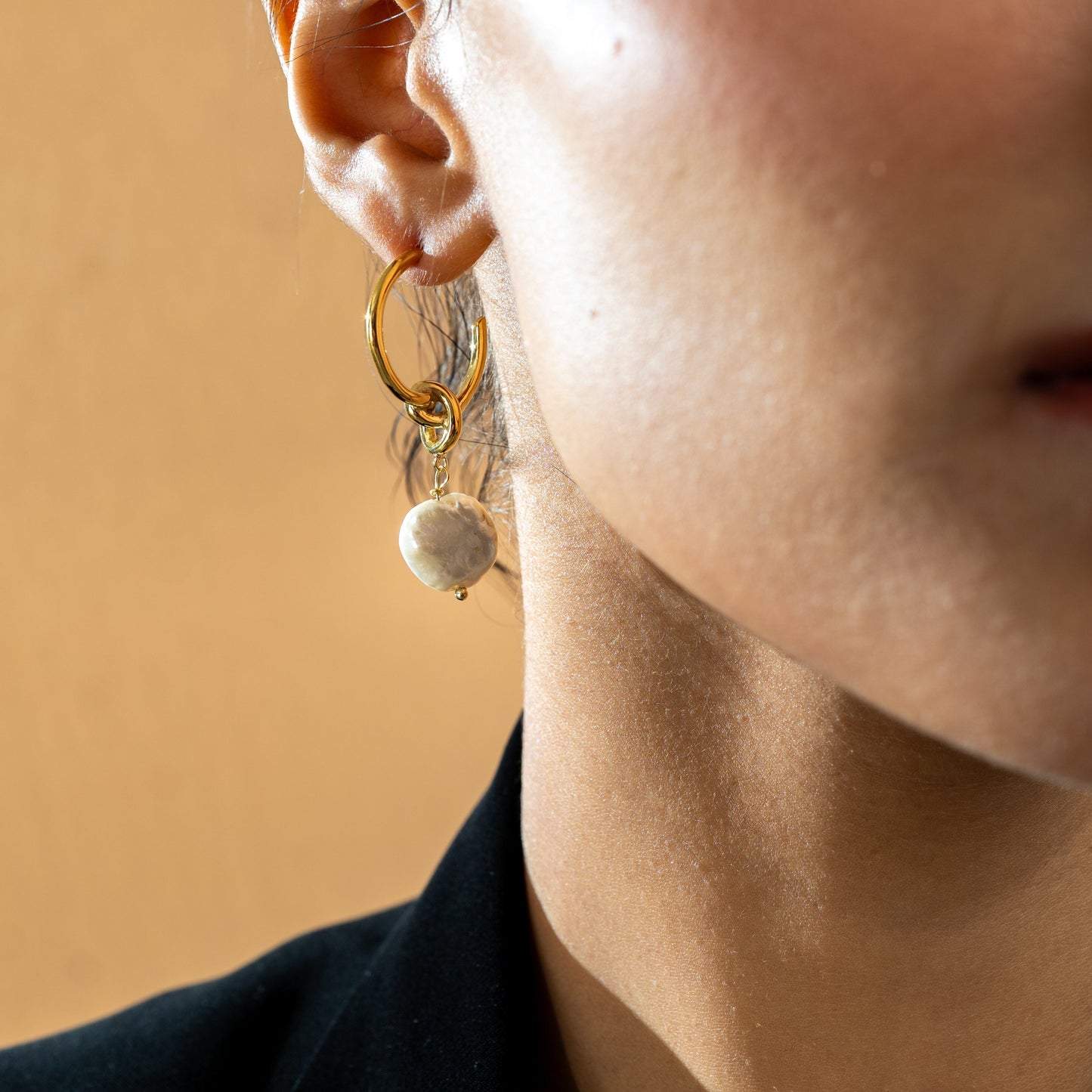 Maisy Earrings | Pearl | Gold – Plated