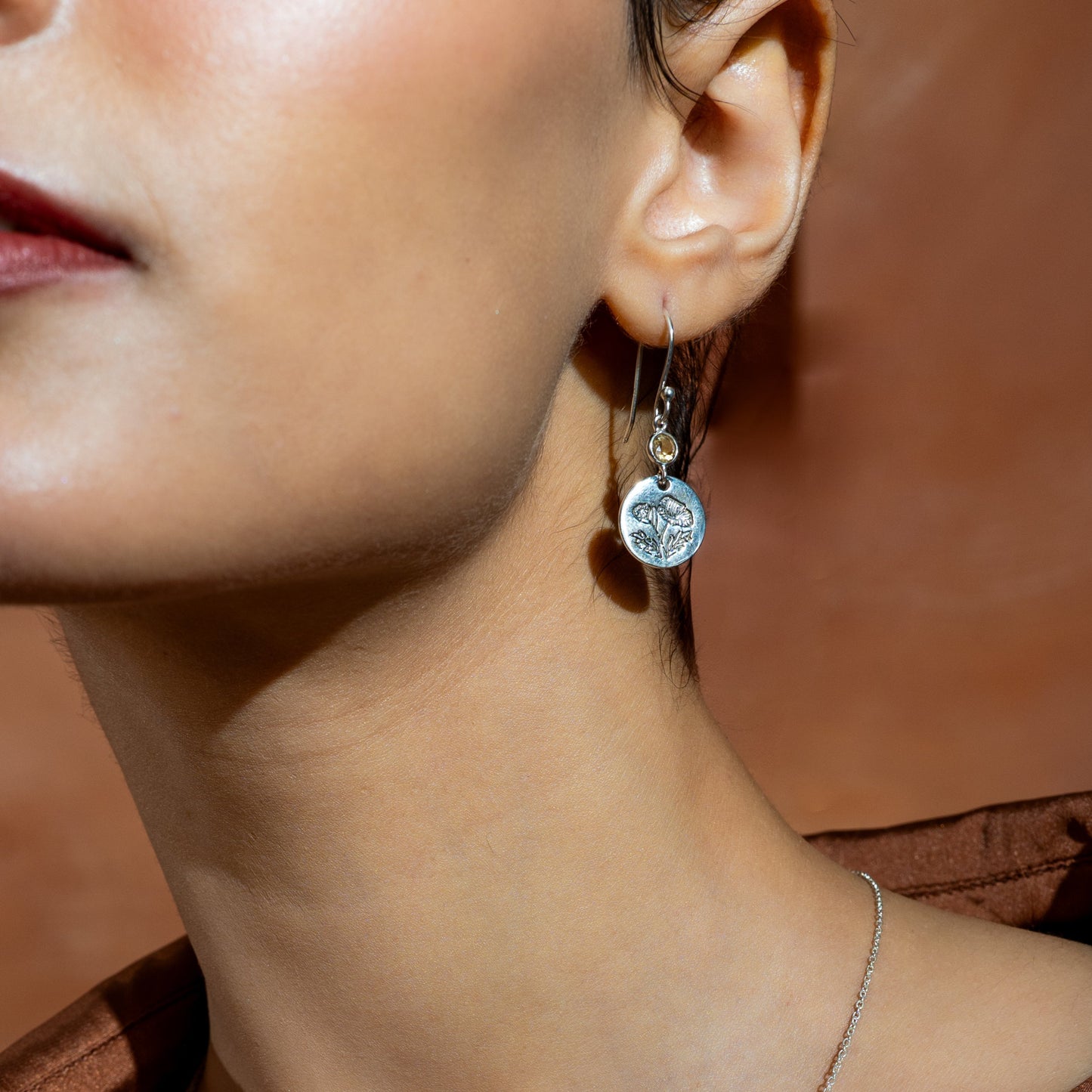 Birth Flower Earrings